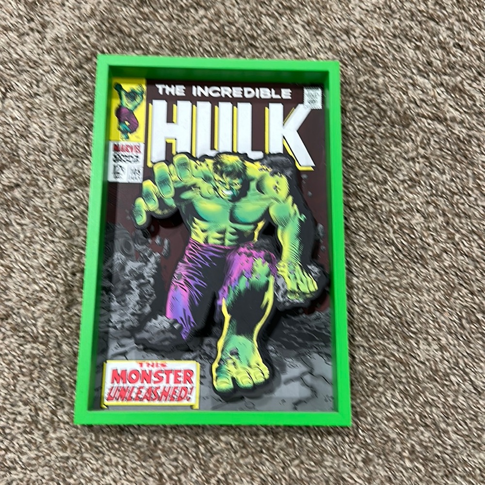 Marvel Hulk Sign from Hobby Lobby